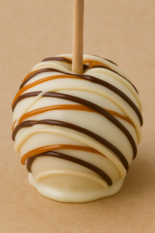 Drizzle Chocolate/White Chocolate/Caramel Apple