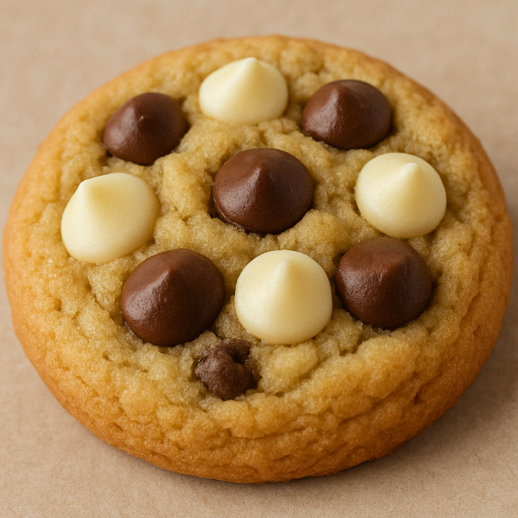 White/Chocolate Chip Cookie